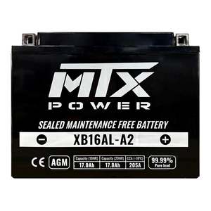 Battery: MTX Power Battery AGM - XB16AL-A2