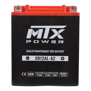 Battery: MTX Power Battery AGM - XB12AL-A2
