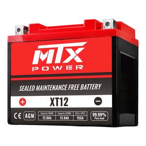 Battery: MTX Power Battery AGM - XT12