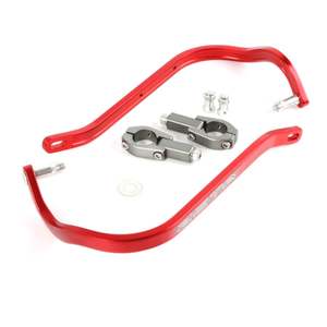 Handlebar Control: Zeta Armor Bended Hand Guard for 28.6mm Bar - Red
