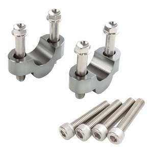 Handlebar Control: Zeta Bar Rise Spacer Height 14mm, 22.2mm Bar - Ti-Colour