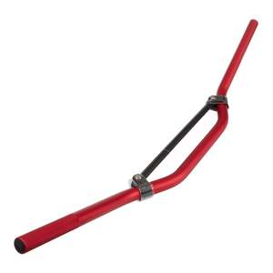 Handlebar Control: Zeta Comp Bar Dual Sports Low - Red