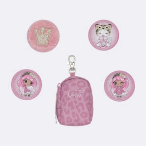 Furry: Mini backpack with buttons, Furry