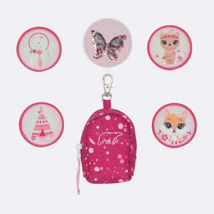 Mini backpack with buttons, Forest Deer