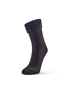 Plain Bed Socks - Black
