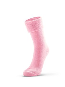 Socks: Plain Bed Socks - Pink