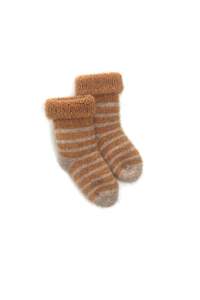All: Baby Possum Stripe Sock - Dandelion