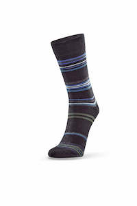 Socks: Horizon Stripe Sock - Black