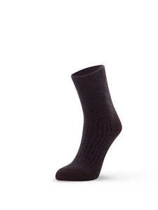 All: Possum Merino Sock - Black