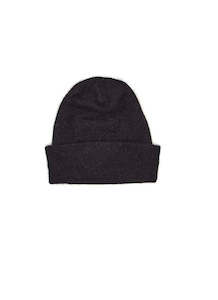 Mens: Possum Merino Beanie - Black