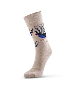 Pukeko Sock - Beige
