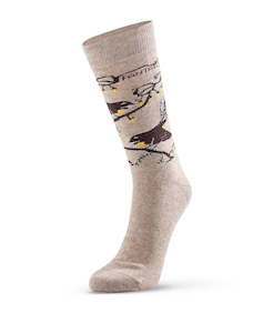 Fantail Sock - Beige
