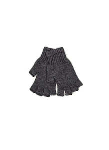 Possum Merino Fingerless Glove - Graphite