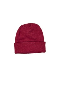 Beanies: Possum Merino Beanie - Berry