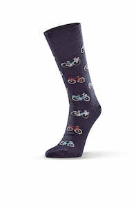 Unisex: Bike Sock - Navy