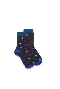 Big Kids: Kids Star Sock - Mid Blue