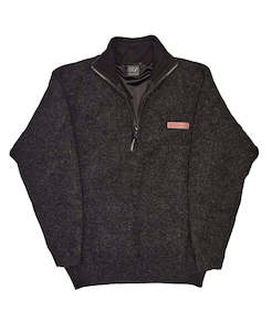 Ruahine Quarter Zip Jersey - Charcoal