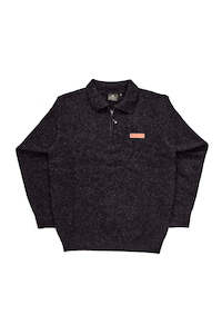Stockman Quarter Zip Jersey - Charcoal