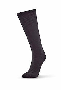 All: Fine Soft Top Sock - Black