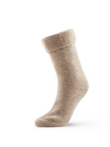 All: Possum Merino Bed Socks - Natural