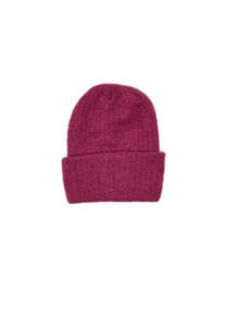 Kids Beanies And Gloves: Childrens Possum Beanie - Fuchsia