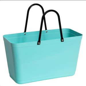 Hinza Bags: Hinza Bag - Aqua Large