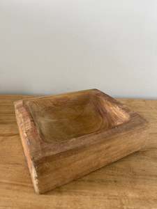 New Arrivals: Teak Wooden Square Bowl