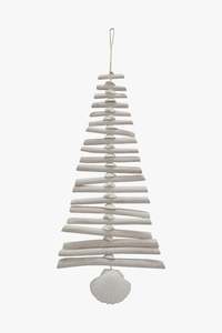 Coastal: Driftwood Shell Hanging
