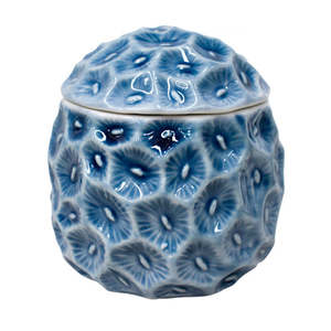 Sea Sponge Cannister - Blue
