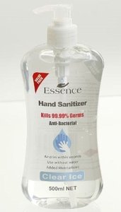 Products: Essence hand sanitiser 500ml