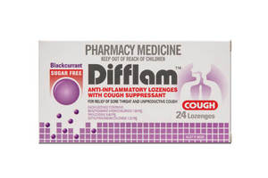 Products: Difflam Dry Cough Lozenge