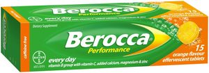 Berocca® Performance Orange Effervescent Tablets 15