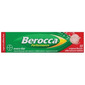 Products: Berocca® Performance Original Effervescent Tablets 15