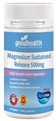 Products: Magnesium Sustained Release 500mg 60 Tabs