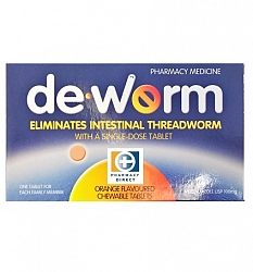 Products: De-worm Orange Flavoured Chewable Tablets 2