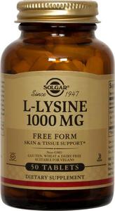 Products: SOLGAR L-Lysine 1000mg 50tab