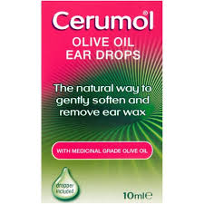 Products: Cerumol Olive Oil Eardrops 10ml