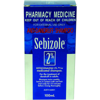 Products: Sebizole 2% Shampoo 100ml