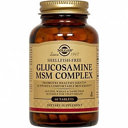 Solgar Glucosamine MSM Complex Tablets 60