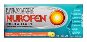 Products: Nurofen Cold & Flu PE Tablets 48s
