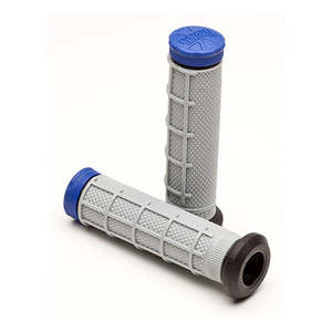 Blue/Grey Tri Density ATV Grips 1/2 Waffle ProTaper (PT024867)