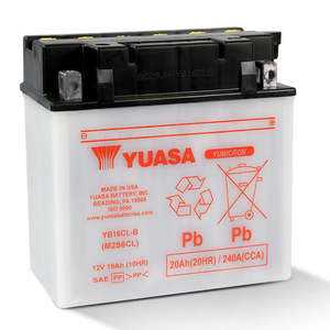 YB16CL-B DG Battery with 1.2ltr acid pack Yuasa (YB16CLBPK)