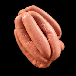 Meat: Gluten Free Organic Beef Sausages 6pack