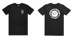 Apparel: Can Badge' Printed Tee - Black