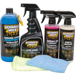 Products: Schmick Mick 4 Piece Ultimate Vehicle Care Pack N.E.W Supplies