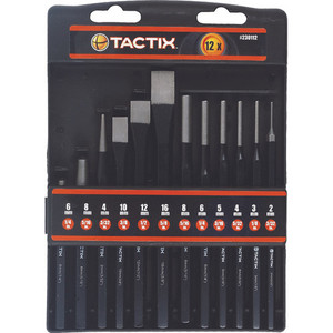 Products: Tactix 12pc Cold Chisel & Punch Set N.E.W Supplies