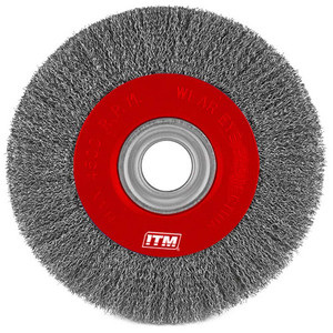 ITM Crimp Wire Wheel Brush Stainless Steel 150 x 19mm N.E.W Supplies