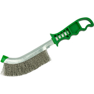 Products: ITM Hand Wire Brush Green Handle - Stainless Steel Wire N.E.W Supplies