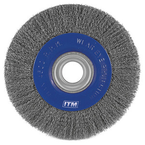 ITM Crimp Wire Wheel Brush Steel 150 x 25mm N.E.W Supplies