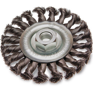 Products: ITM Twist Knot Wheel Brush Stainless Steel 125mm N.E.W Supplies